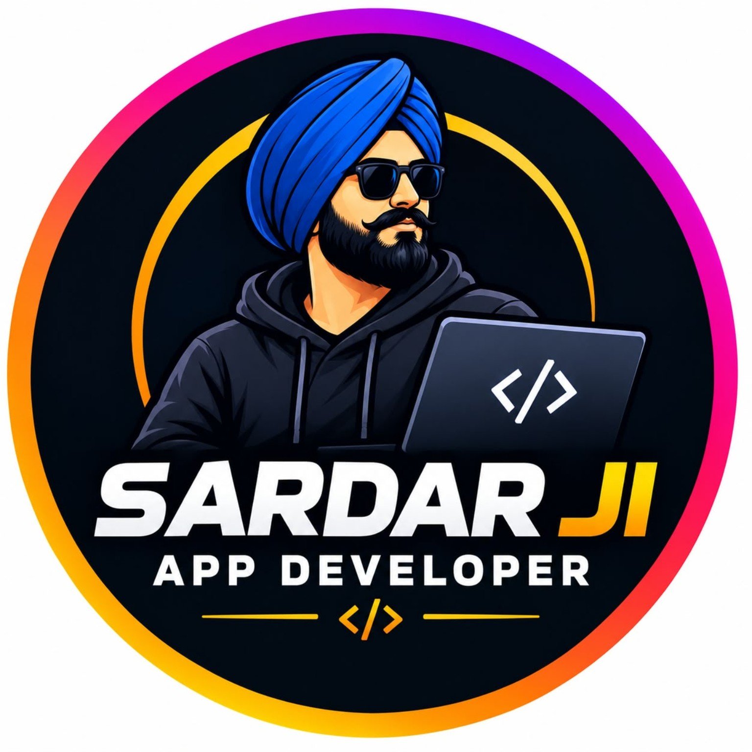 Sardar Ji App Developer emblem